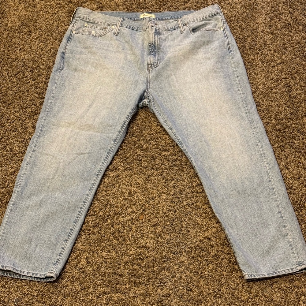 Womens MADEWELL The Perfect Vintage Jean 36 Ankle Light wash Plus Size